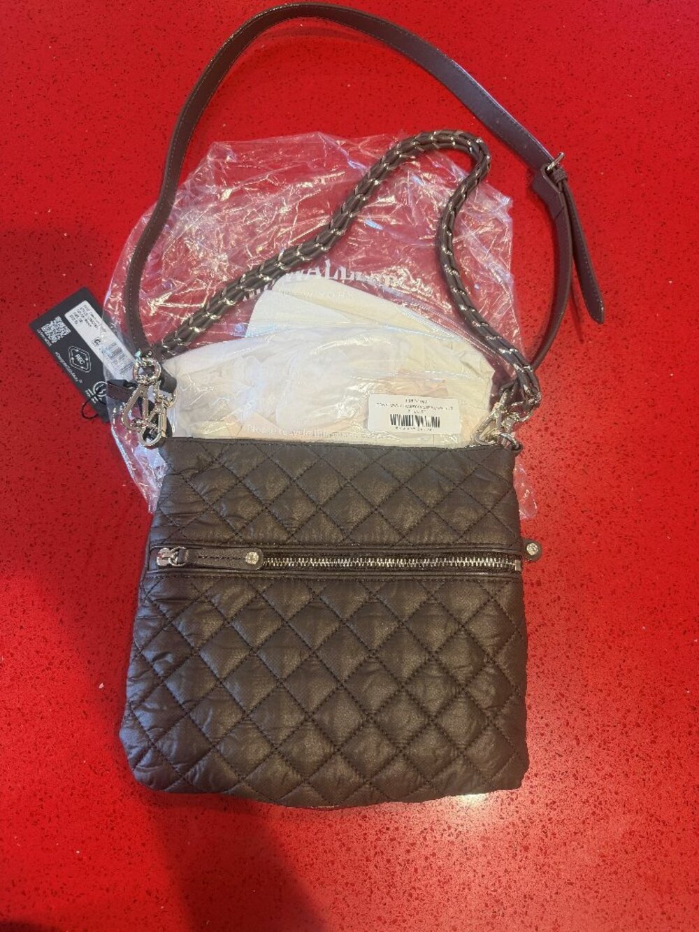 Downtown Crosby Crossbody Bag MZ Wallace walnut $325.00 - Picture 7 of 9